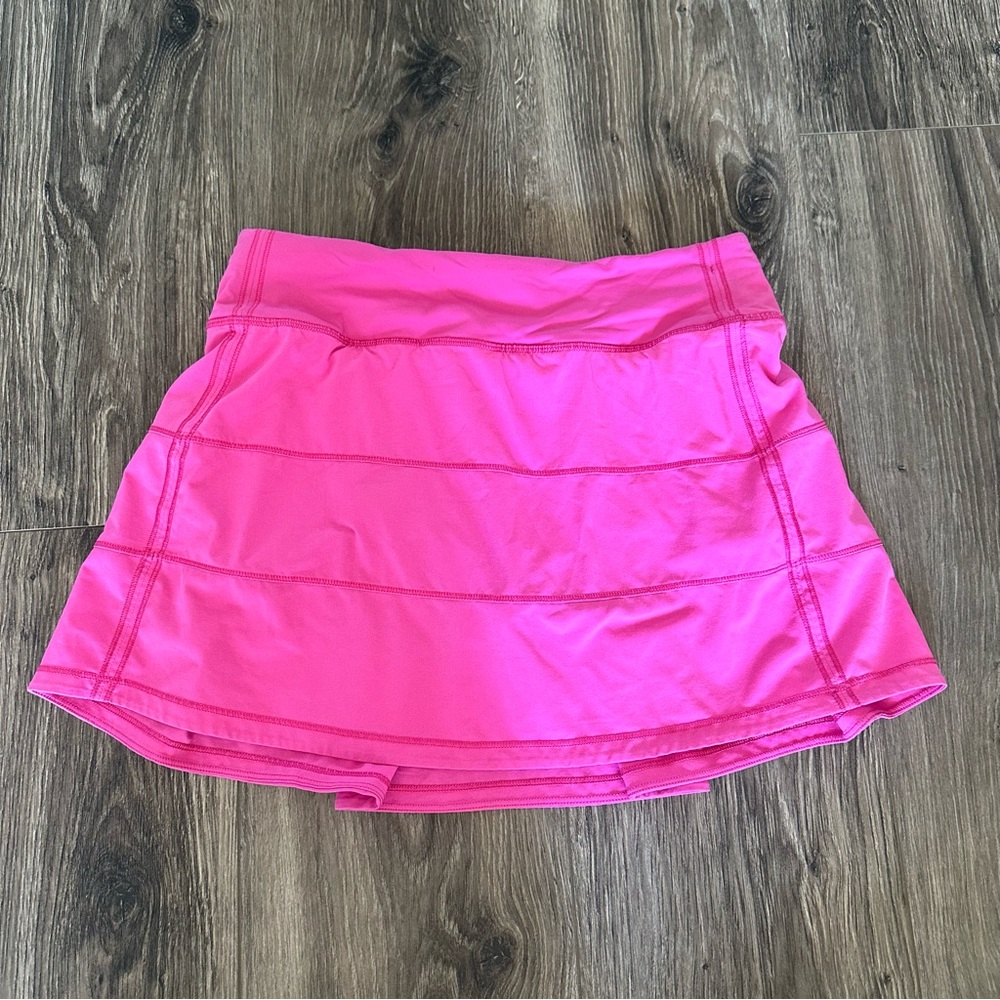 LULULEMON Pace Rival Mid Rise Pink Skirt Skort - Picture 3 of 4